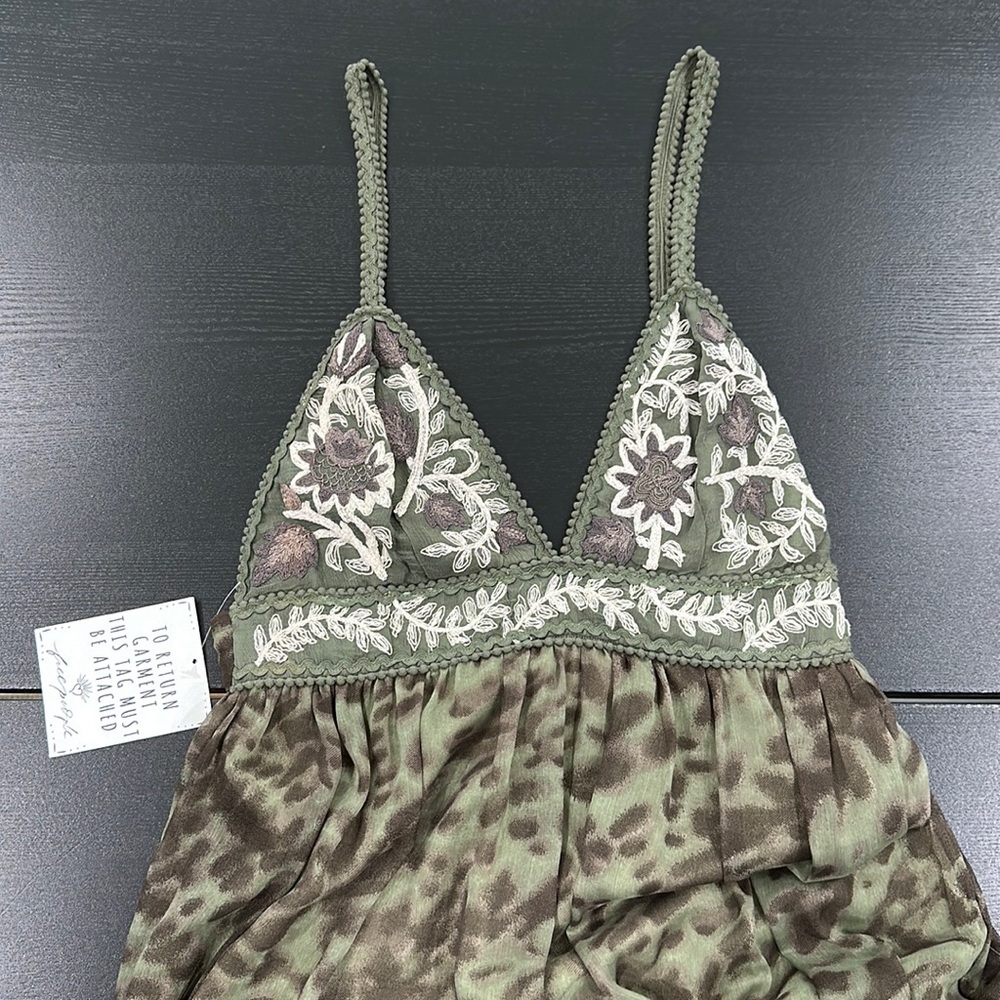 Free People Manarola Maxi Dress in Green - Medium - Picture 4 of 12
